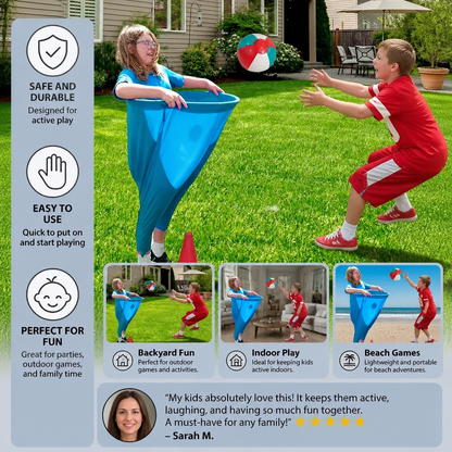 Clown trousers - catching ball family game