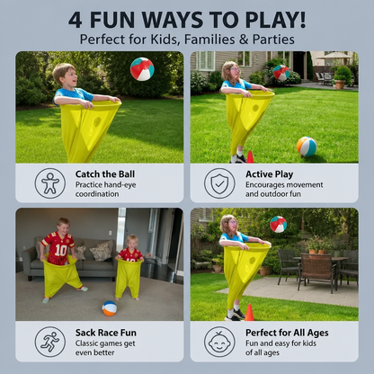 Clown trousers - catching ball family game