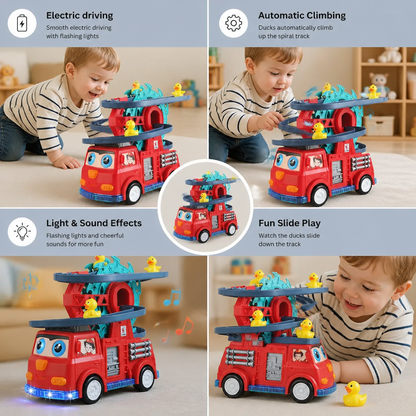 Firefighter Duck Slide Car