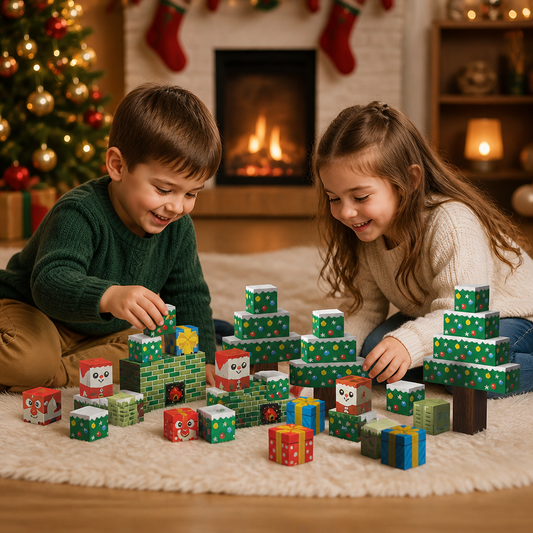 Christmas magnetic Cube building blocks