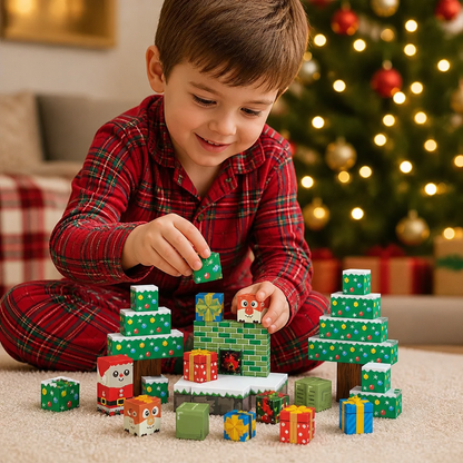 Christmas magnetic Cube building blocks