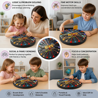 Knot & Rope Logic Game – Thinking & Strategy Game for Kids