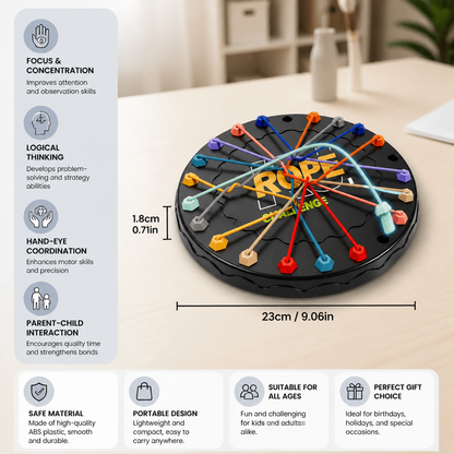 Knot & Rope Logic Game – Thinking & Strategy Game for Kids