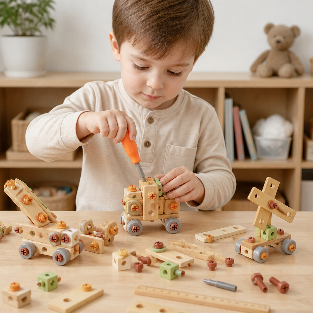 Kids Tool Set for Building & Fixing – Educational Construction Toy
