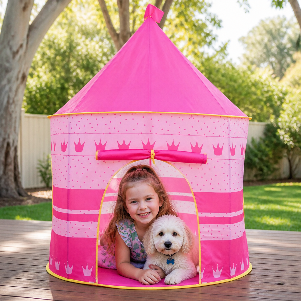 Starry Sky Kids Play Tent – Magical Castle for Little Adventurers (Indoor & Outdoor)