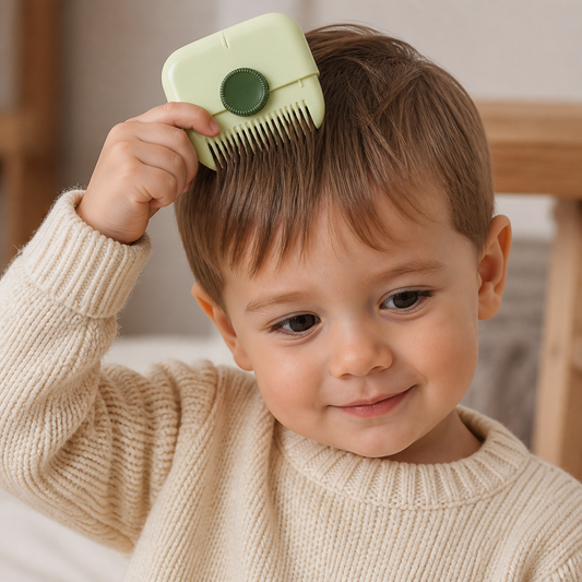 Child-friendly and gentle hair cutting comb