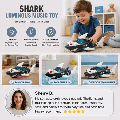 Luminous Music Shark Kids Toy