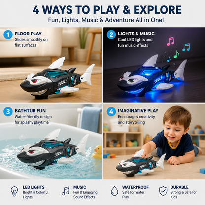 Luminous Music Shark Kids Toy
