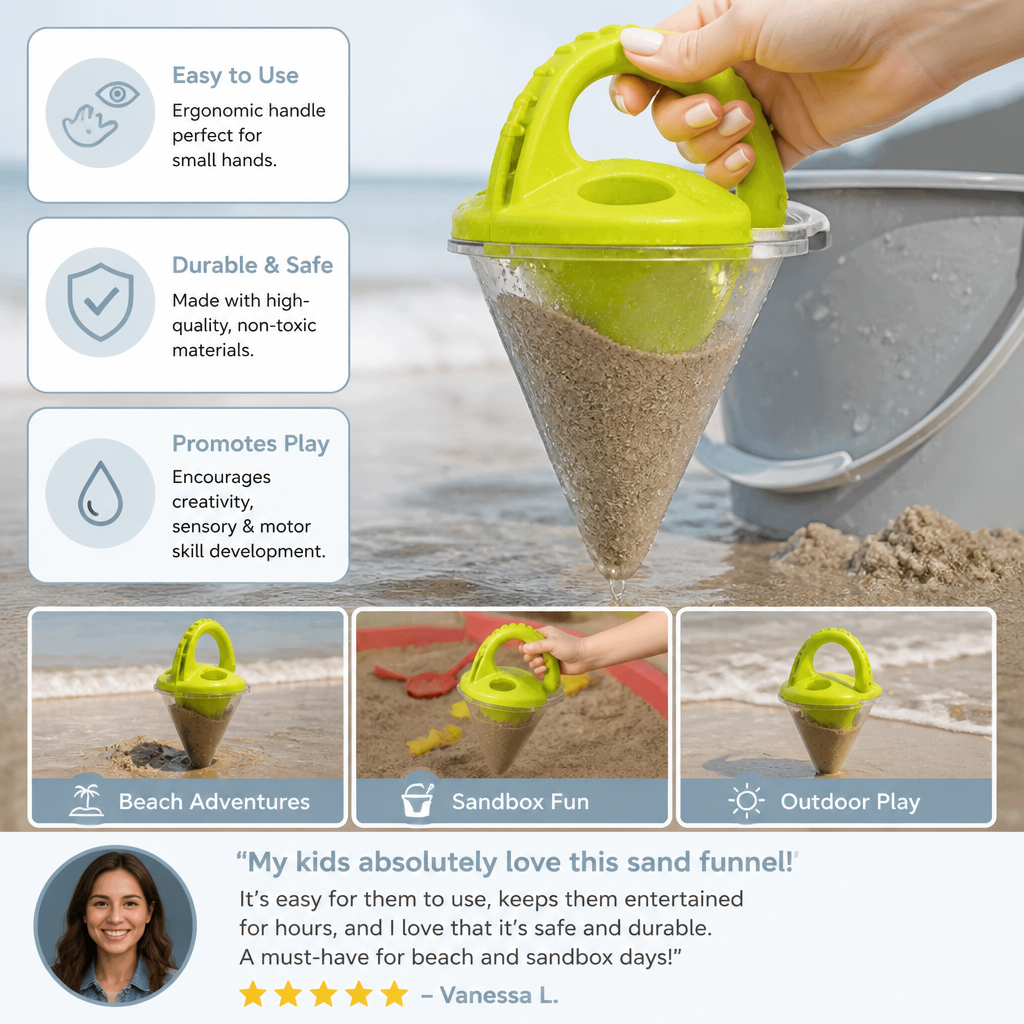 Kids Beach Sand Funnel Toy