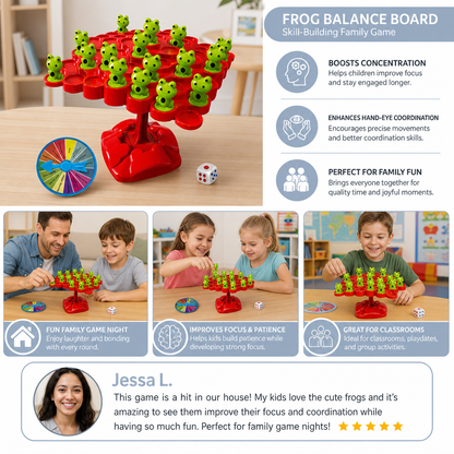 Frog Balance Board – Skill-Building Family Game