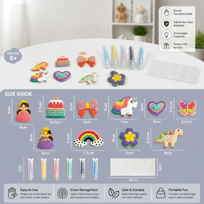 Magical Bead Painting – DIY Set for Kids