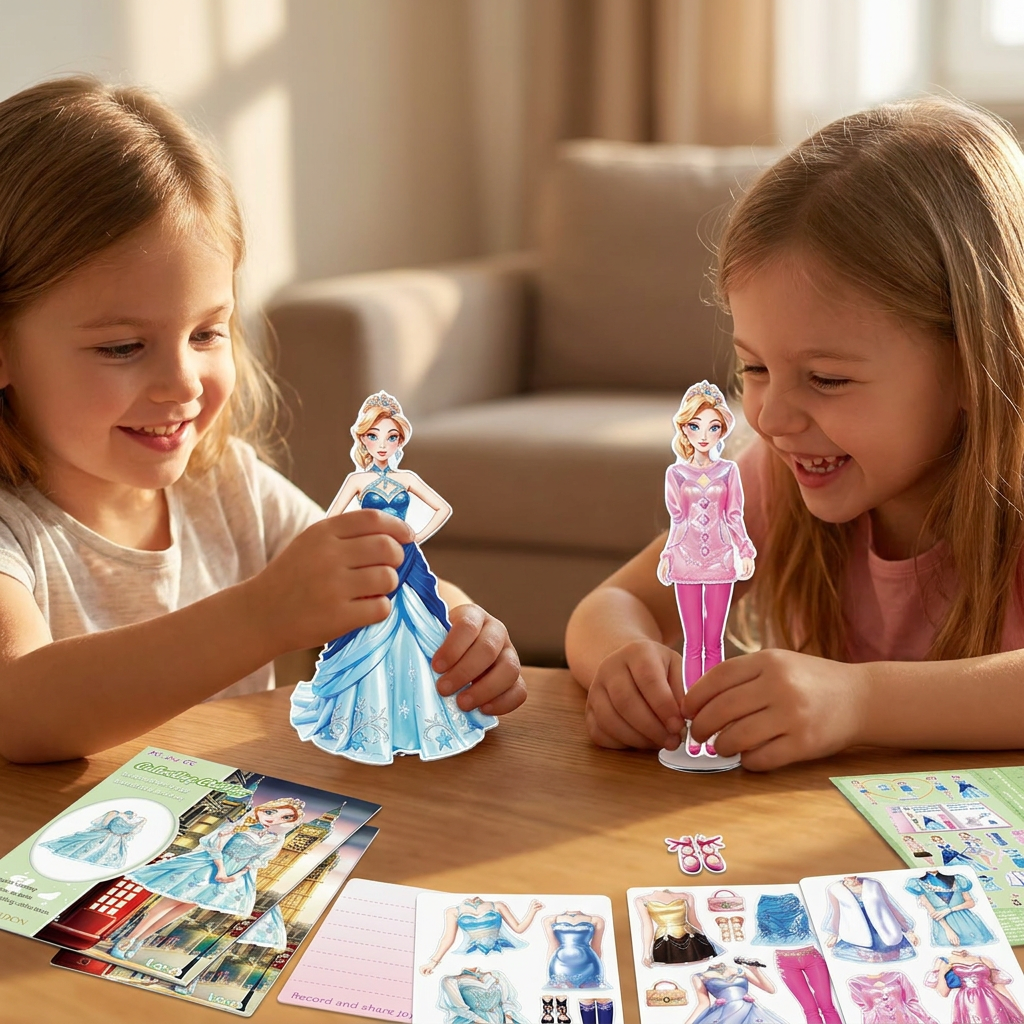 Magnetic Fashion Play Set for Children