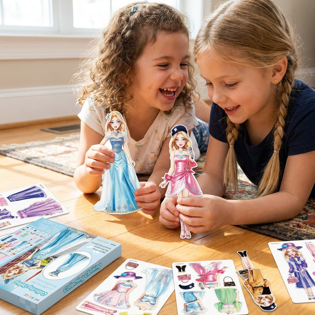 Magnetic Fashion Play Set for Children