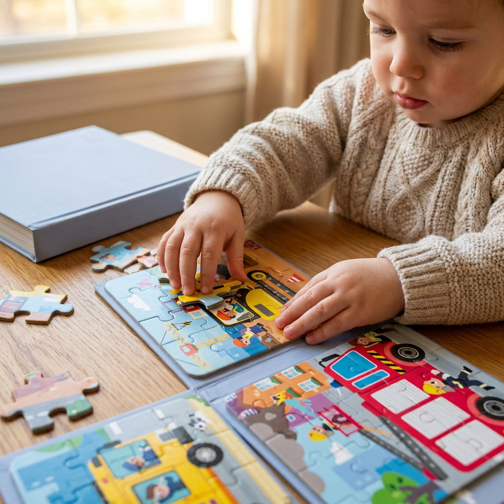Magnetic Montessori Puzzle Book