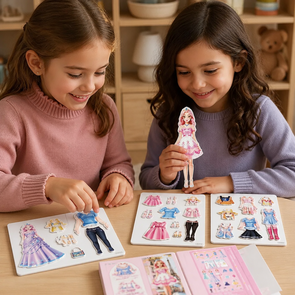 Magnetic Fashion Play Set for Children