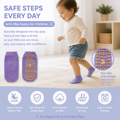Safe Anti-Slip Socks For Children