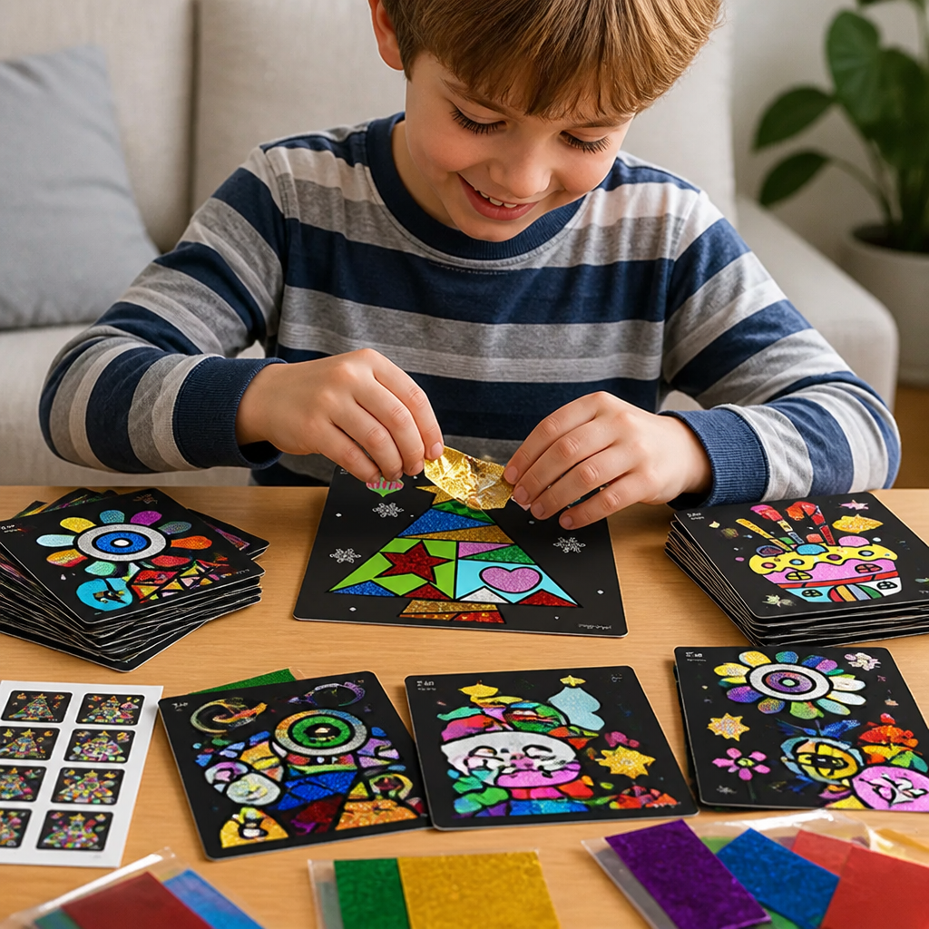 DIY Foil Art Craft Kit for Kids