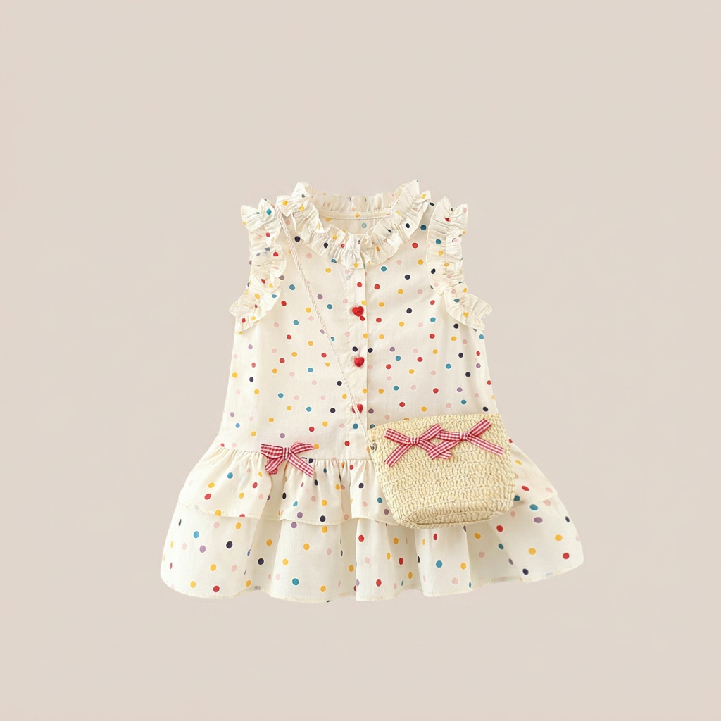 Sweet Vintage Dress Set & Bag