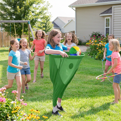Clown trousers - catching ball family game