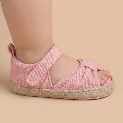Espadrille Bow T-Strap Sandals