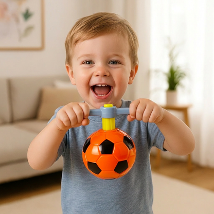 Luminous LED Football Spinning Top Toy