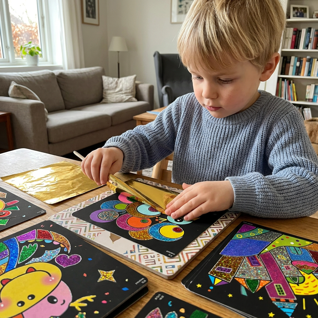 DIY Foil Art Craft Kit for Kids