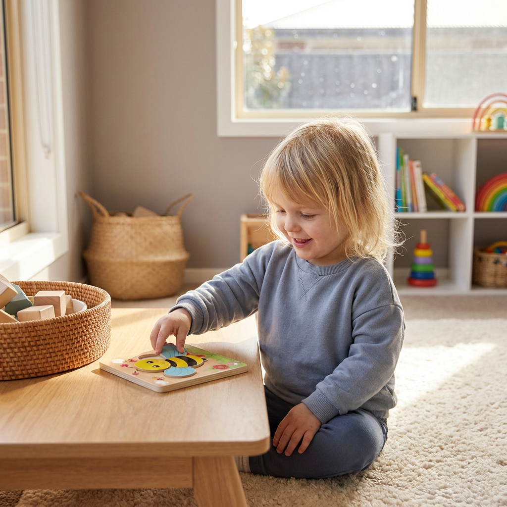 3D Wooden Puzzle for Kids – Educational Animal Learning Toy for Toddlers
