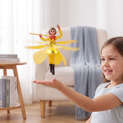 Interactive Flying Monkey Toy with Motion Sensor & LED Lights