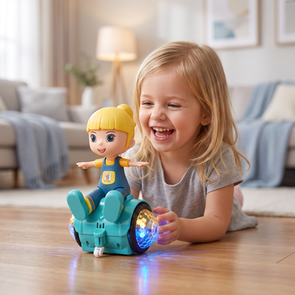 Interactive 360° Dancing Balance Toy with Lights & Music
