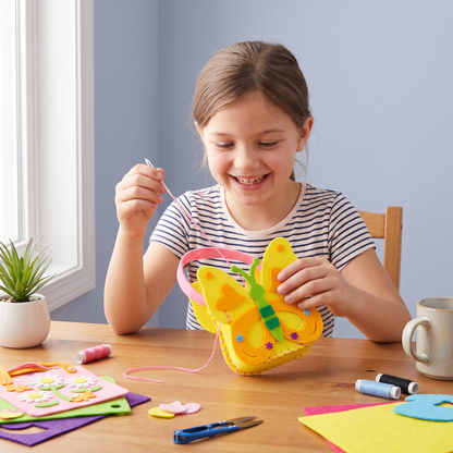 DIY Cute Felt Handbag Sewing Craft Kit for Kids