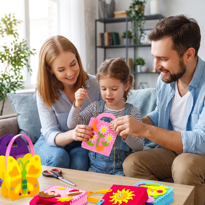 DIY Cute Felt Handbag Sewing Craft Kit for Kids
