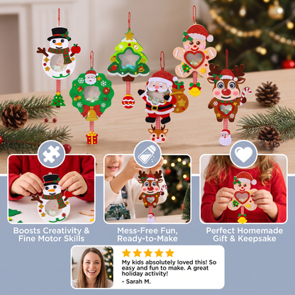 DIY Christmas Shaker Ornament Craft Kit for Kids