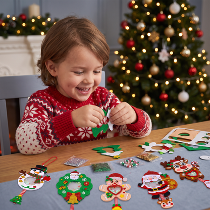 DIY Christmas Shaker Ornament Craft Kit for Kids