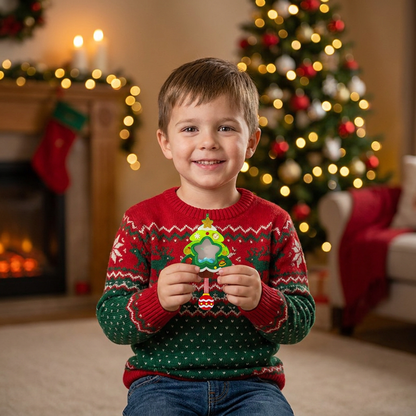 DIY Christmas Shaker Ornament Craft Kit for Kids