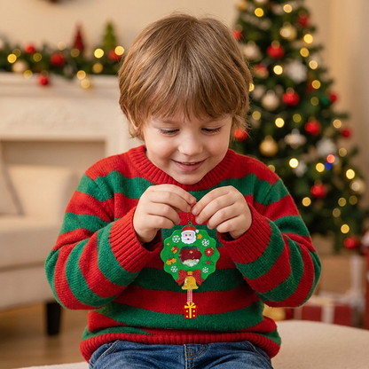 DIY Christmas Shaker Ornament Craft Kit for Kids