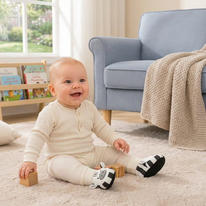 Cosy Baby Sock Shoes – Warm, Non-Slip & Comfortable