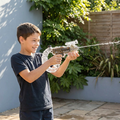 Electric Space Water Gun with Circular Tank