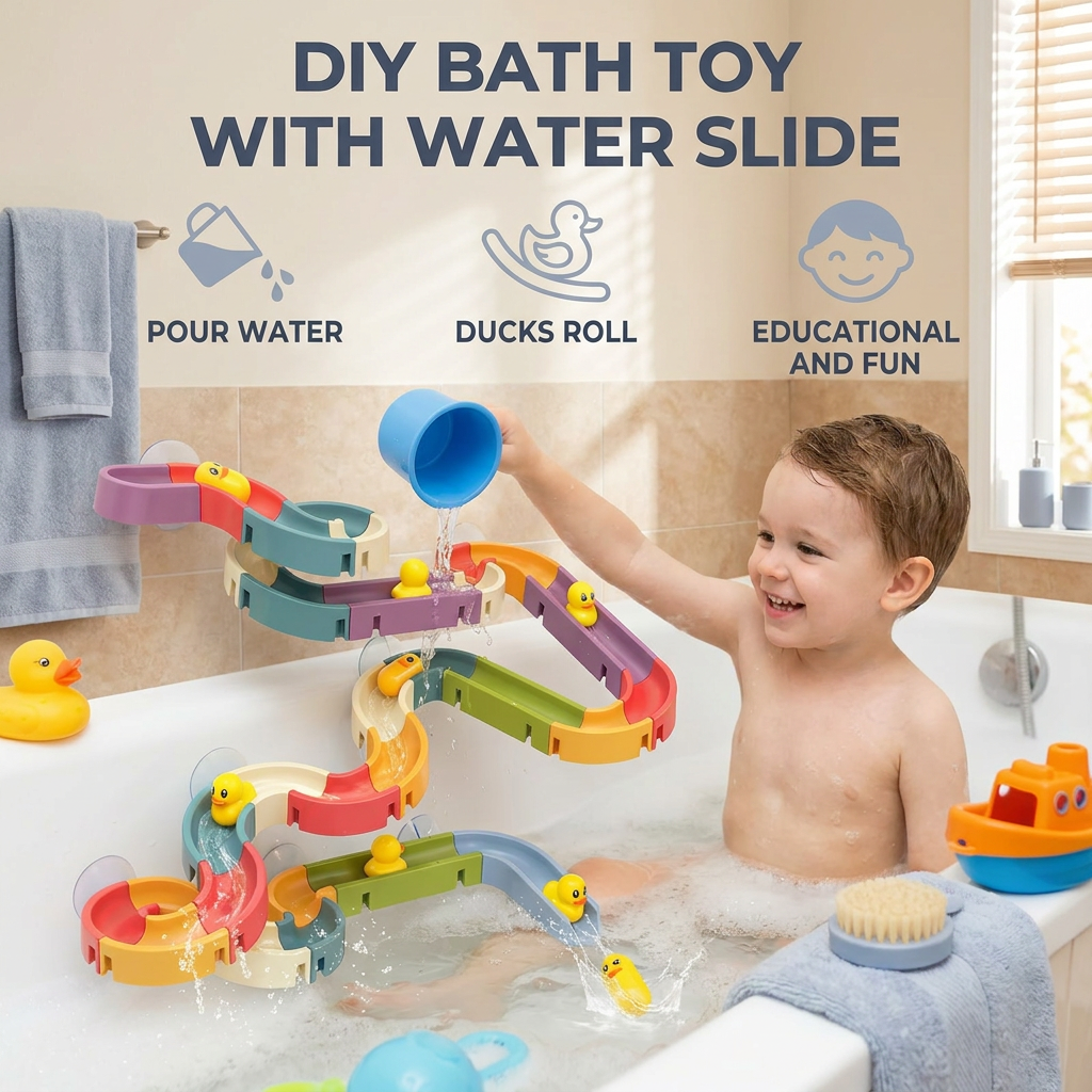 Sliding Ducks -  Kids Bathing Toy
