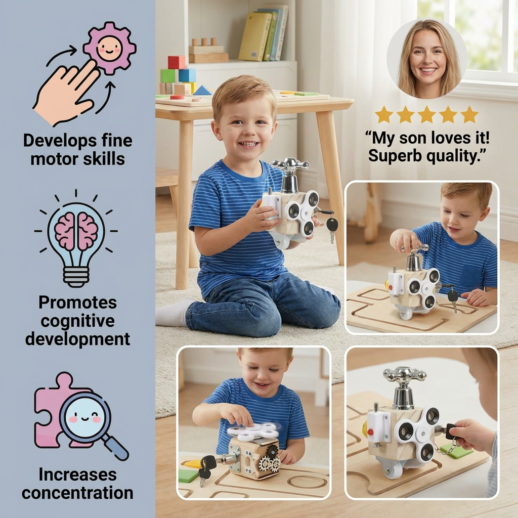 MagicCube - Montessori Busy Cube