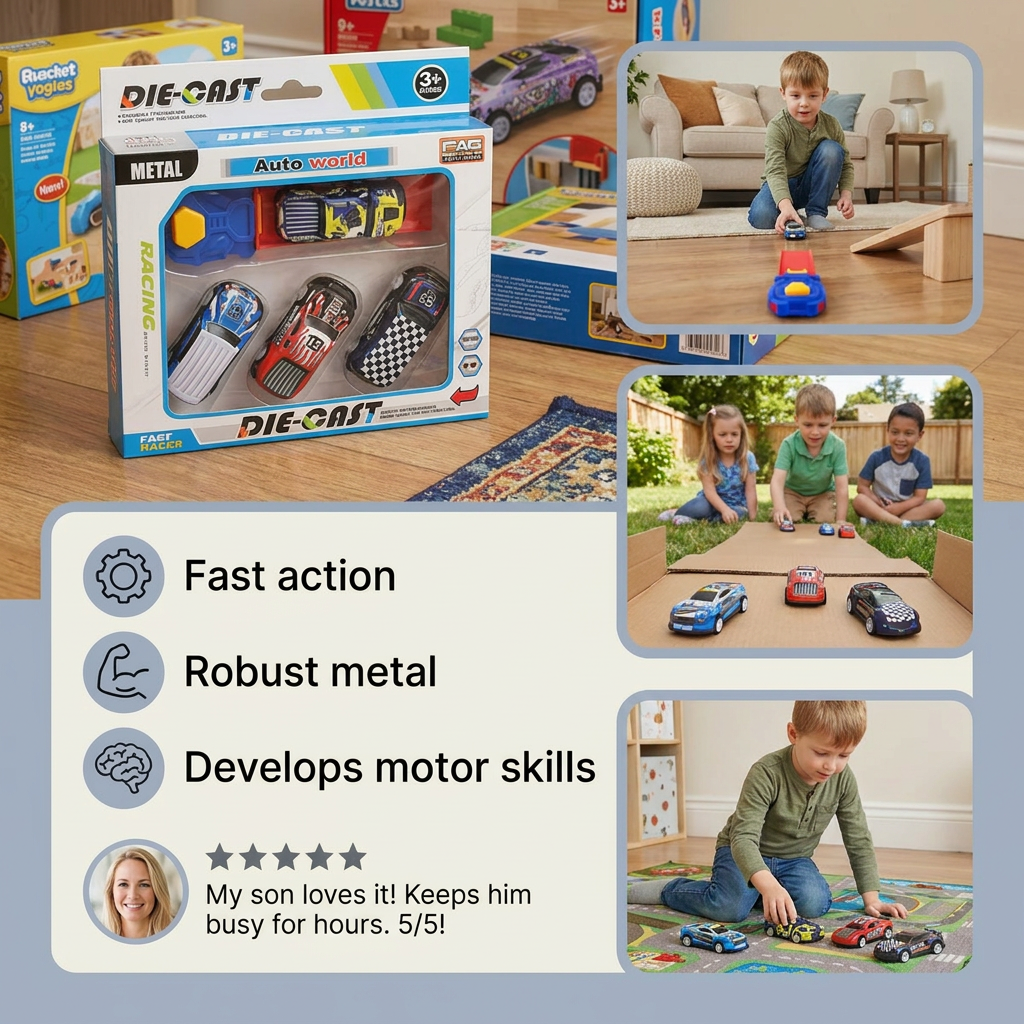 Car Catapult Race Game Set