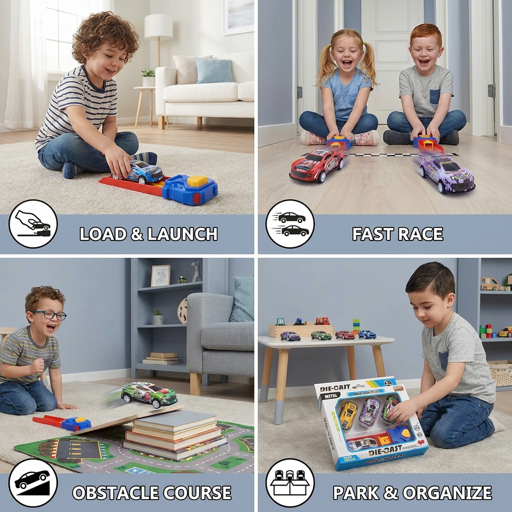 Car Catapult Race Game Set