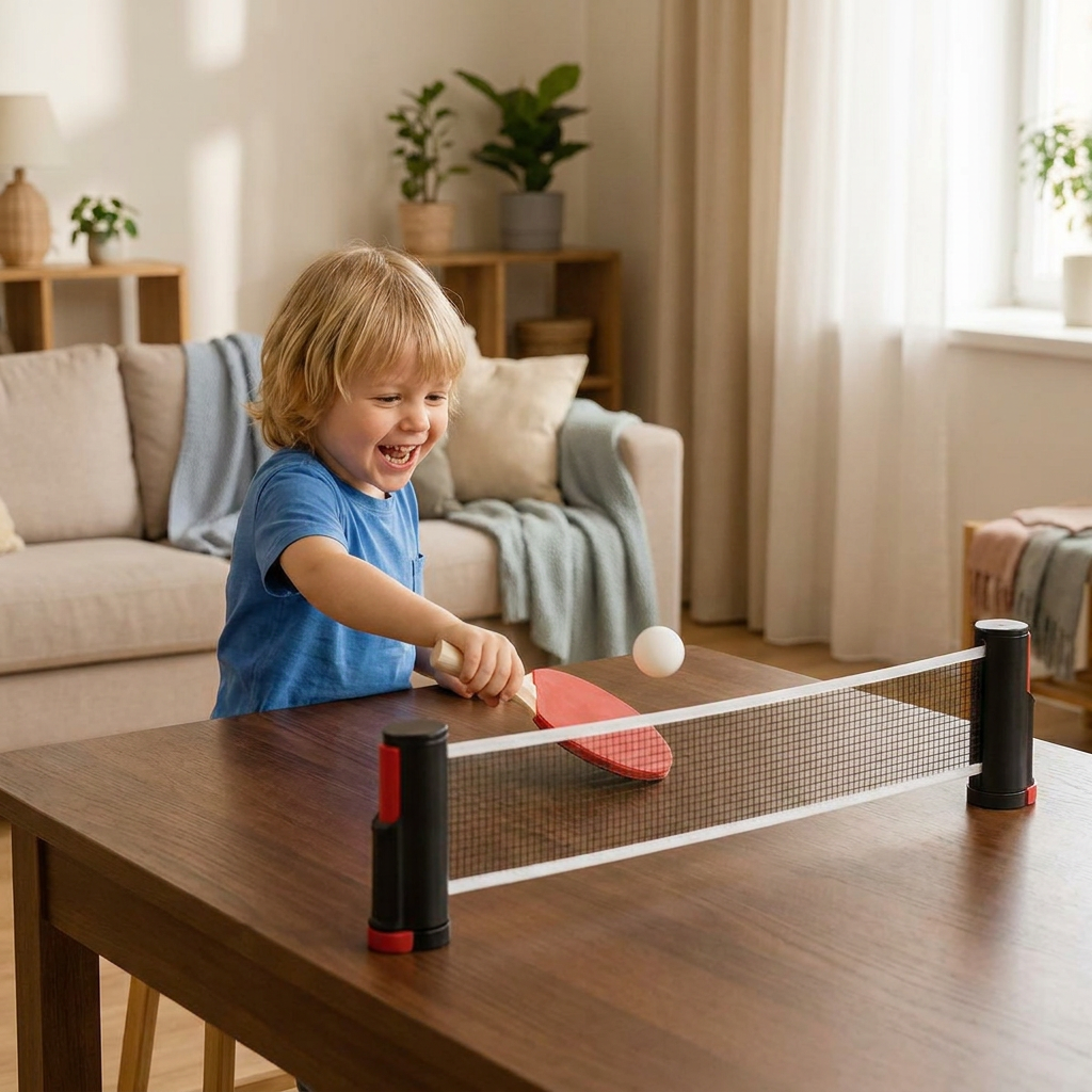Adjustable table tennis set - suitable for every table!