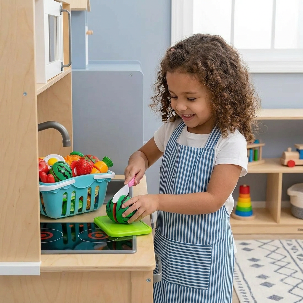 Cuttable Fruits and Vegetables Play Set