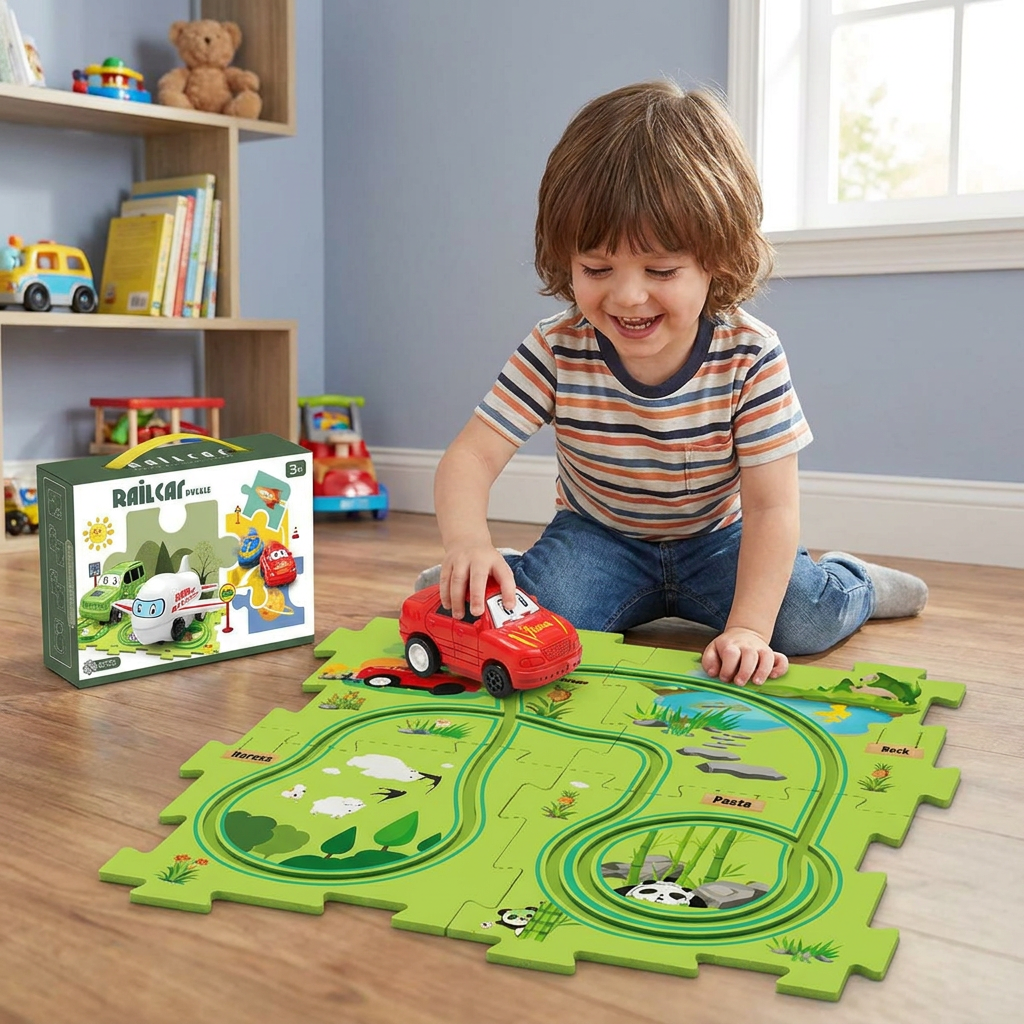 PuzzleTrack - Customizeable Car Track