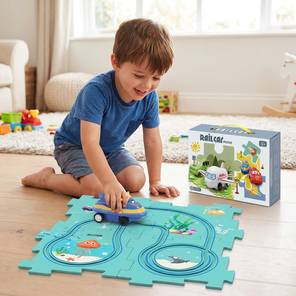 PuzzleTrack - Customizeable Car Track
