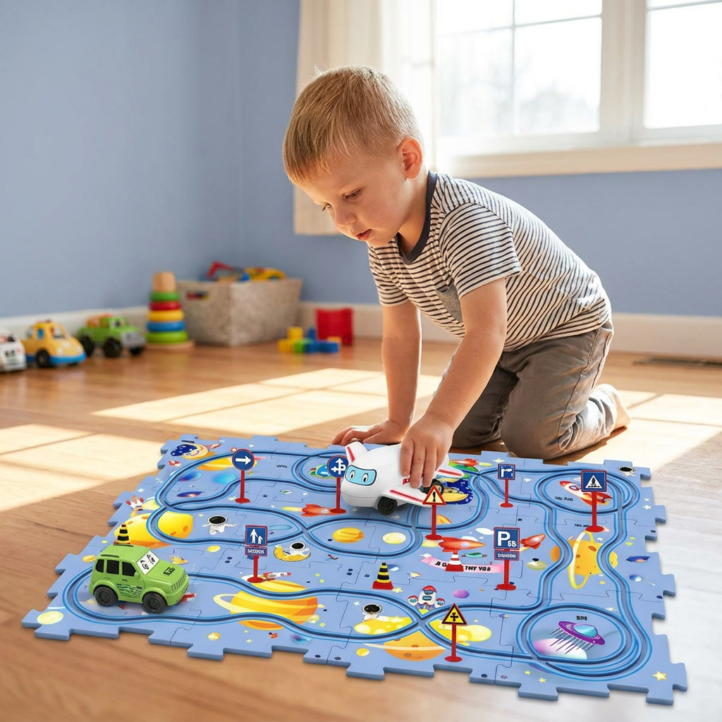 PuzzleTrack - Customizeable Car Track