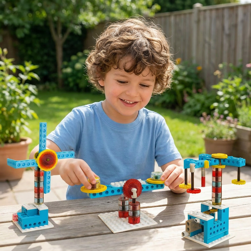 3in1 Science and Engineering Building Blocks Play Set
