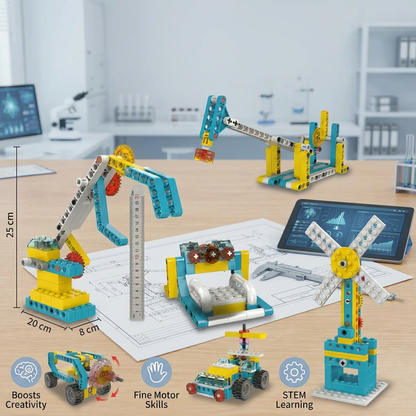 3in1 Science and Engineering Building Blocks Play Set
