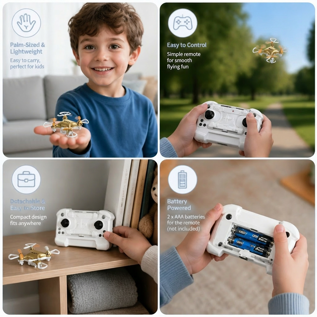 Mini Drone – RC Stunt Flyer for Kids