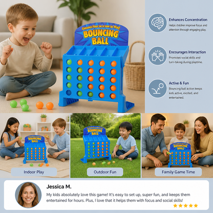 Four in a Row Target Shooting Game